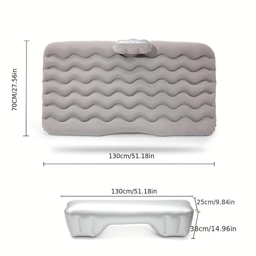 Car Air Inflatable Travel Mattress Bed Universal for Back Seat Multi functional