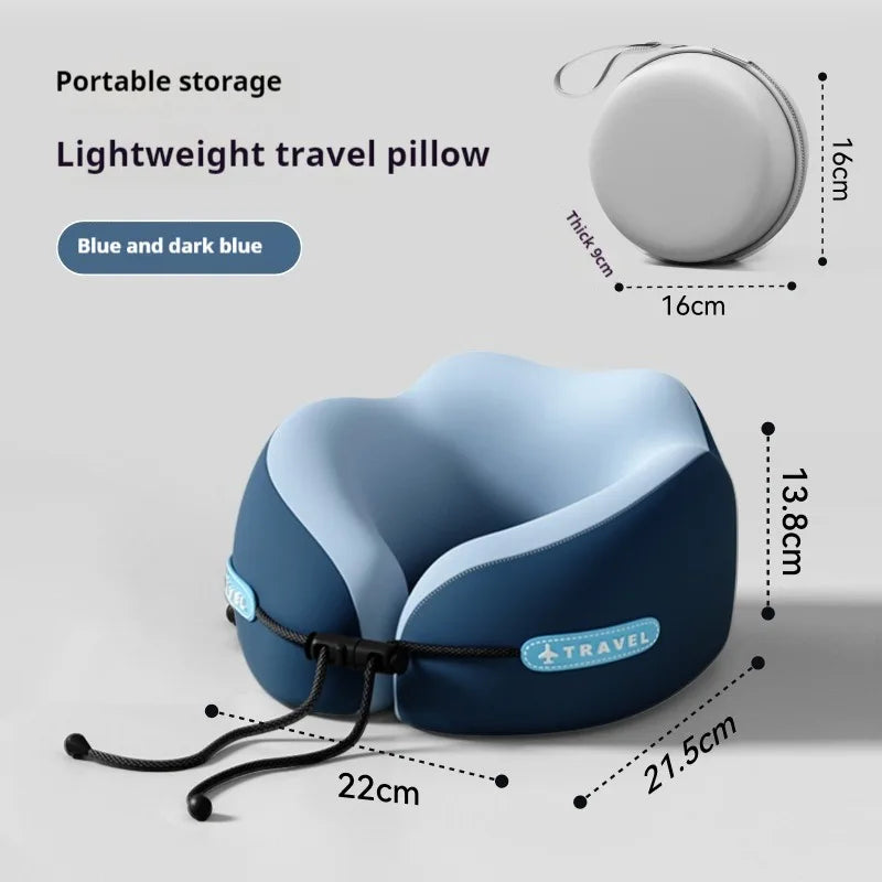 Memory Foam Neck Pillow Travel Pillow Portable U Shape Pillow for Airplane