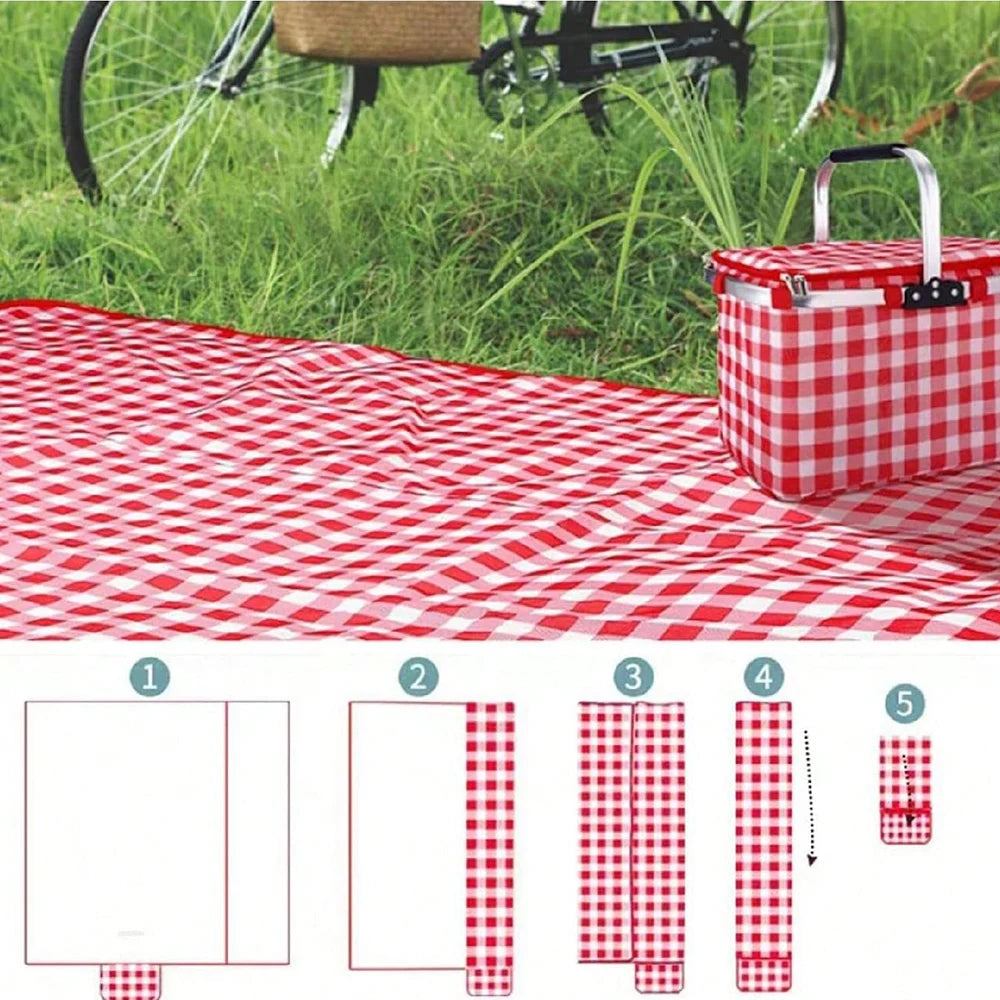 Portable Camping Mat Big Picnic Blanket Sandproof Waterproof Beach Mats