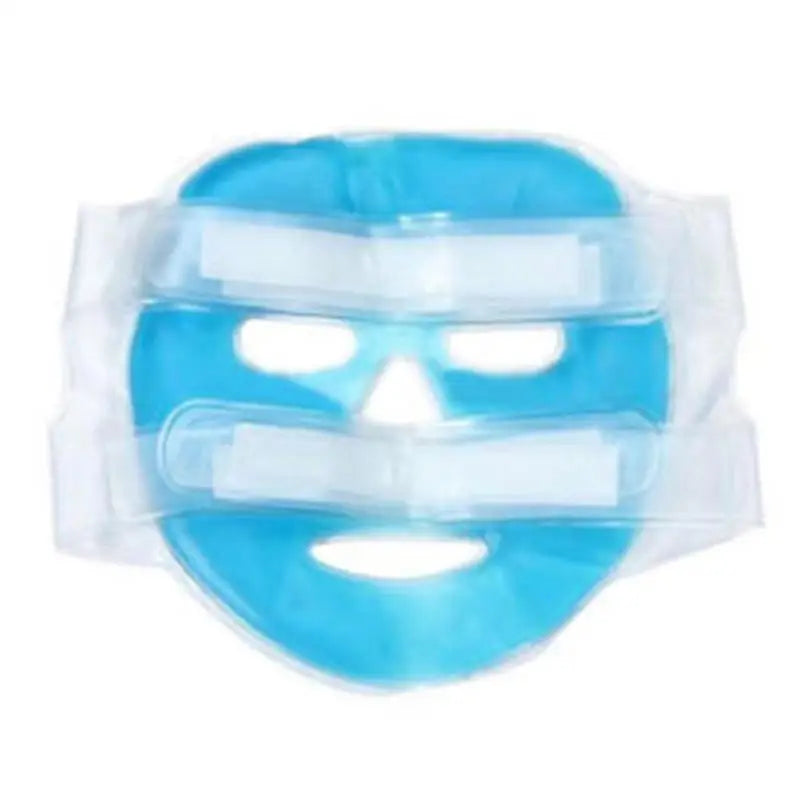 Cold Gel Face Mask Ice Compress Blue Full Face Moisturizing Cold