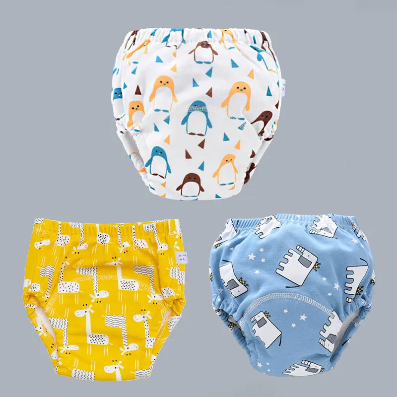 Baby Reusable Diapers Panties Potty Training Pants For Children Ecological