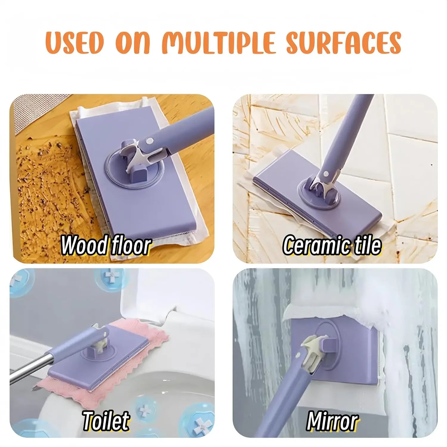 Automatic Household Cleaning Mini Mop Multi-function Towel Mop French Window