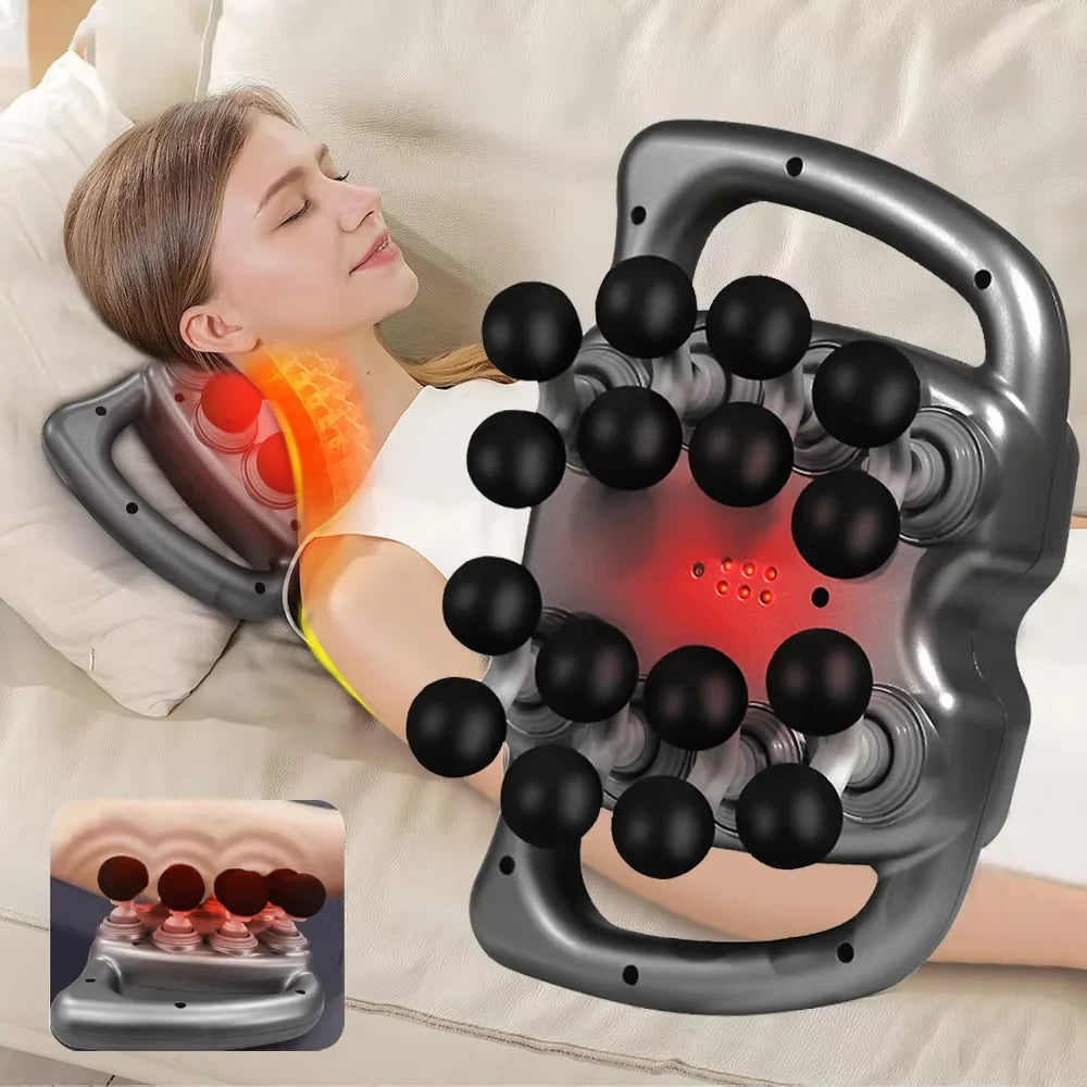 Fascia Gun Muscle Massager Gun Sixteen-head High Frequency Neck