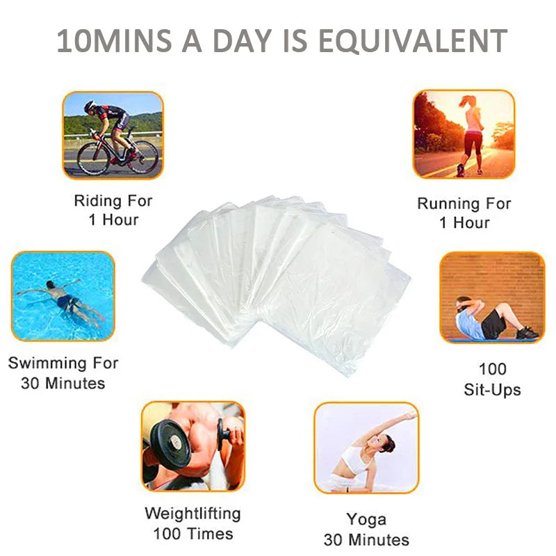 47"x86"  Sauna Blanket Liners Disposable Body Wrap Plastic Sauna Bags 50 Packs