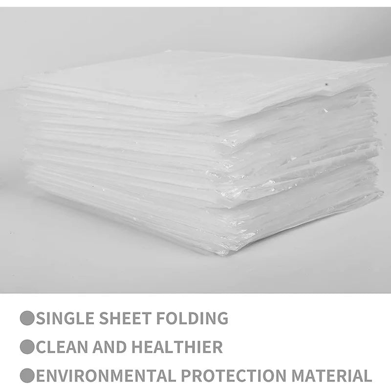 47"x86"  Sauna Blanket Liners Disposable Body Wrap Plastic Sauna Bags 50 Packs
