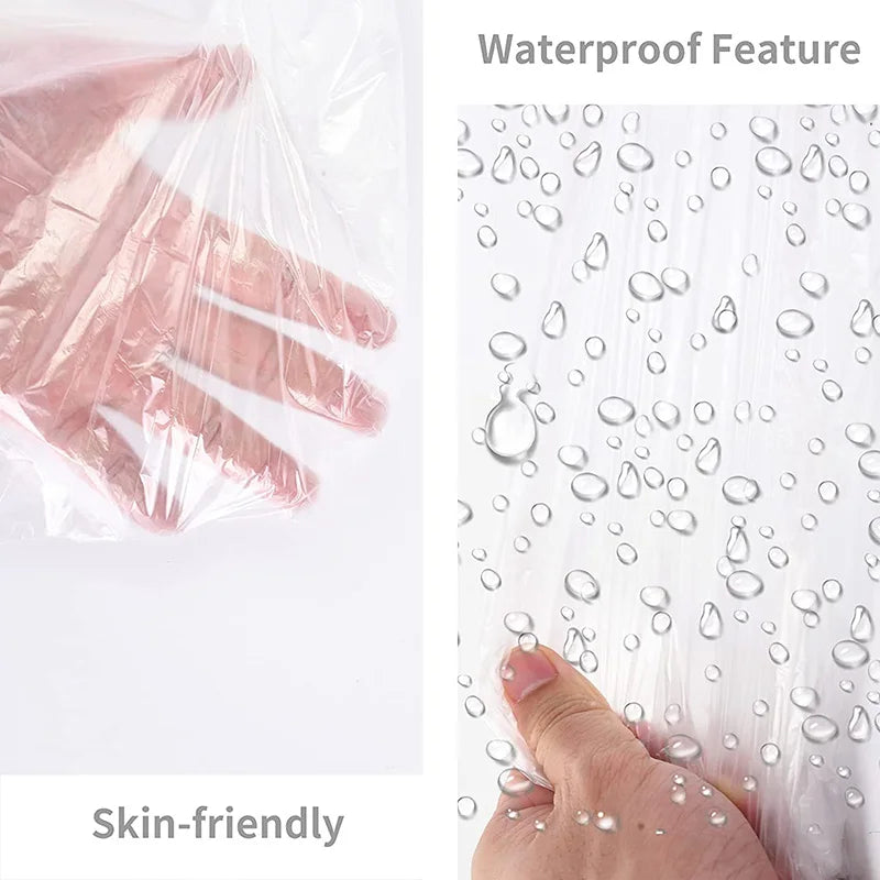 47"x86"  Sauna Blanket Liners Disposable Body Wrap Plastic Sauna Bags 50 Packs